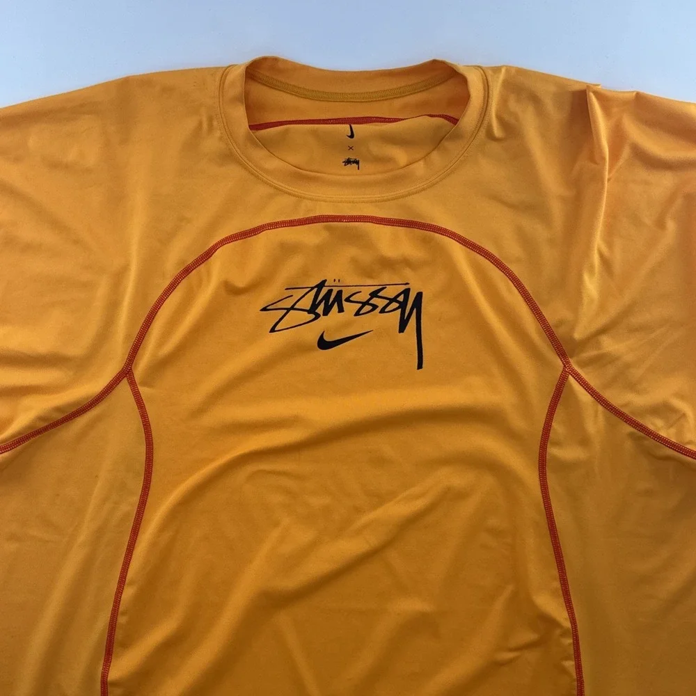 Nike x Stüssy UV Top Orange Size XL – Rare Collab – Preowned